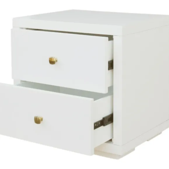 Kirkland's Home Beds & Headboards-Wood King Platform Bed And 2-Nightstand Set