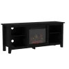 Kirkland's Home Tv Stands & Media Consoles-Wood Led Fireplace Media Cabinet