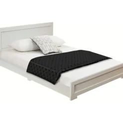Kirkland's Home Beds & Headboards-Wood Queen Platform Bed And 2-Nightstand Set