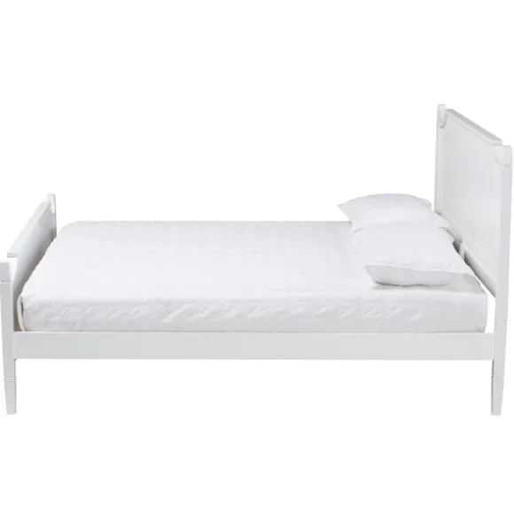 Kirkland's Home Beds & Headboards-Wood Scalloped Queen Bed Frame
