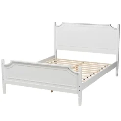 Kirkland's Home Beds & Headboards-Wood Scalloped Queen Bed Frame