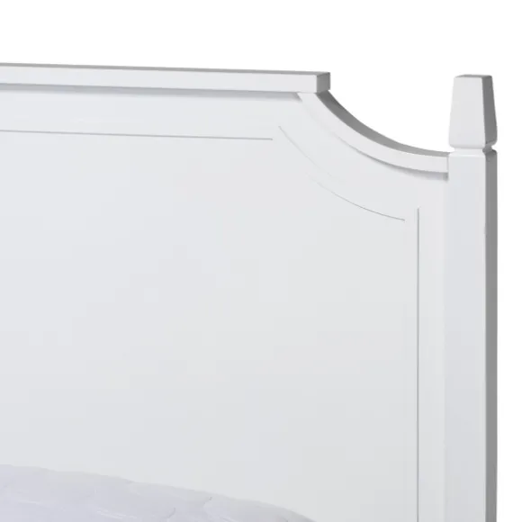 Kirkland's Home Beds & Headboards-Wood Scalloped Queen Bed Frame