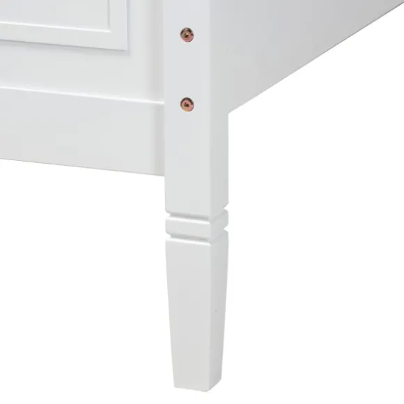 Kirkland's Home Beds & Headboards-Wood Scalloped Queen Bed Frame