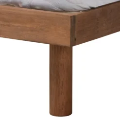 Kirkland's Home Beds & Headboards-Wood Shelves Full Platform Bed