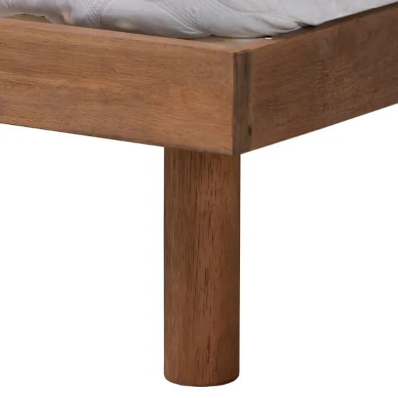 Kirkland's Home Beds & Headboards-Wood Shelves Full Platform Bed