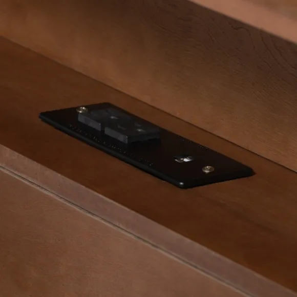 Kirkland's Home Beds & Headboards-Wood Shelves Queen Platform Bed