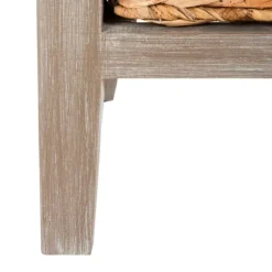 Kirkland's Home Accent & End Tables-Wood Side Table With Baskets