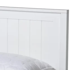 Kirkland's Home Beds & Headboards-Wood Slatted Queen Bed Frame