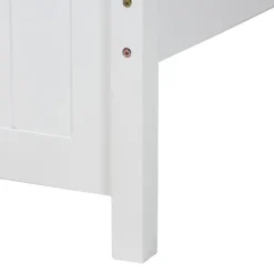 Kirkland's Home Beds & Headboards-Wood Slatted Queen Bed Frame