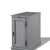 Kirkland's Home Accent & End Tables-Wood Storage And Charging Accent Table