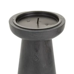 Kirkland's Home Candle Holders-Wood Tapered 3-Pc. Pillar Candle Holder Set