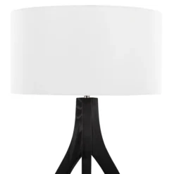 Kirkland's Home Floor Lamps-Wood Wishbone Floor Lamp