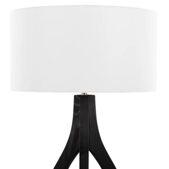 Kirkland's Home Floor Lamps-Wood Wishbone Floor Lamp