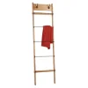 Kirkland's Home Decorative Accents-Wooden Leaning Ladder With Hooks