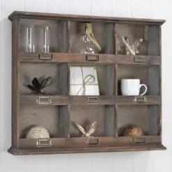 Kirkland's Home Shelves-Wooden Wall Cubby