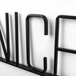 Kirkland's Home Wall Quotes & Signs-Word Hard And Be Nice Metal Wall Plaque