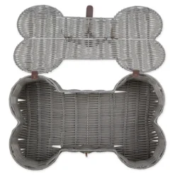 Kirkland's Home Baskets & Boxes-Woven Bone Shaped Basket, 24 In.