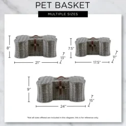 Kirkland's Home Baskets & Boxes-Woven Bone Shaped Basket, 24 In.