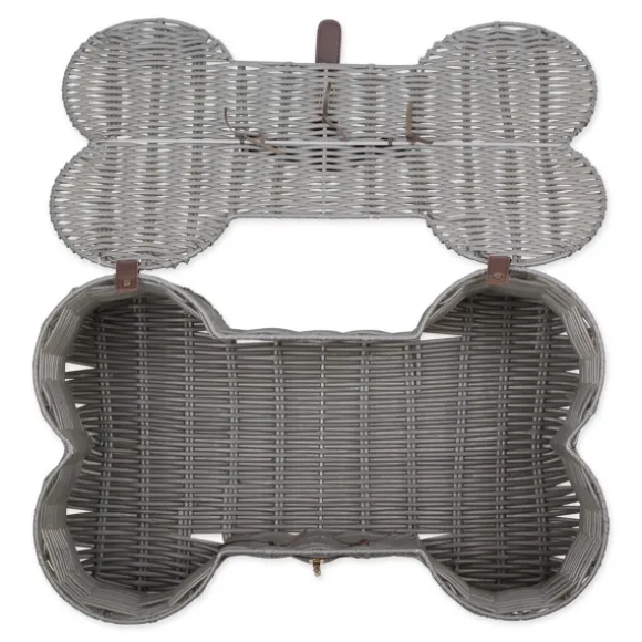 Kirkland's Home Baskets & Boxes-Woven Bone Shaped Basket, 21 In.