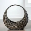 Kirkland's Home Baskets & Boxes-Woven Half Moon Basket