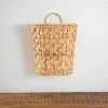 Kirkland's Home Wall Storage-Woven Hyacinth Wall Pocket