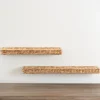 Kirkland's Home Shelves-Woven Hyacinth Wall Shelves, Set Of 2