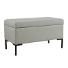 Kirkland's Home Benches & Ottomans-Woven Polyester Storage Bench