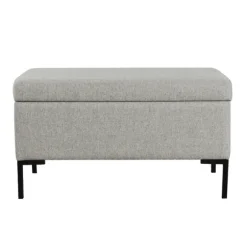 Kirkland's Home Benches & Ottomans-Woven Polyester Storage Bench