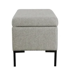 Kirkland's Home Benches & Ottomans-Woven Polyester Storage Bench