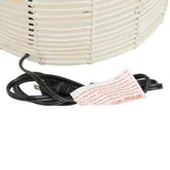 Kirkland's Home Table Lamps-Woven Rattan Table Lamp