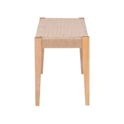 Kirkland's Home Dining Chairs-Woven Rope Wood Dining Bench