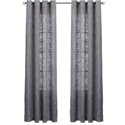 Kirkland's Home Curtains & Drapes-Woven Single Curtain Panel, 84 In.