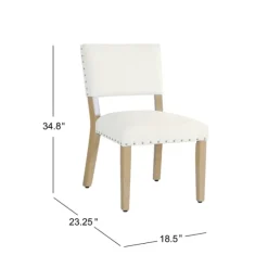 Kirkland's Home Dining Chairs-Woven Upholstered Dining Chairs, Set Of 2