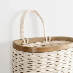 Kirkland's Home Wall Storage-Woven Wall Pocket