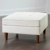 Kirkland's Home Benches & Ottomans-Wyatt Ecru Woven Ottoman