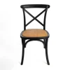 Kirkland's Home Dining Chairs-X Frame Cane Seat Dining Chair