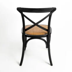Kirkland's Home Dining Chairs-X Frame Cane Seat Dining Chair