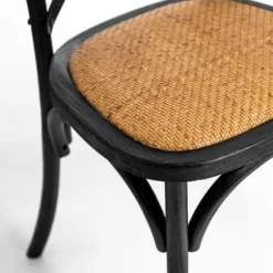 Kirkland's Home Dining Chairs-X Frame Cane Seat Dining Chair