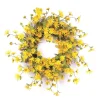 Kirkland's Home Wreaths-Yellow Wild Daisies Wreath