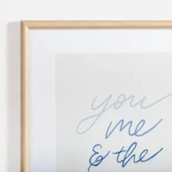 Kirkland's Home Wall Quotes & Signs-You Me & The Sea Framed Art Print