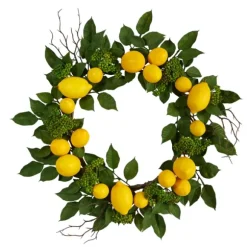 Kirkland's Home Wreaths-Zesty Lemon Fresh Wreath