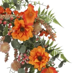 Kirkland's Home Wreaths-Zinnia And Berry Wreath