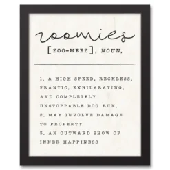 Kirkland's Home Wall Quotes & Signs-Zoomies Framed Canvas Art Print, 12X15 In.