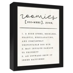 Kirkland's Home Wall Quotes & Signs-Zoomies Framed Canvas Art Print, 12X15 In.